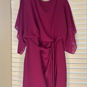 Jessica Howard Fuchsia Long Sleeve Dress
